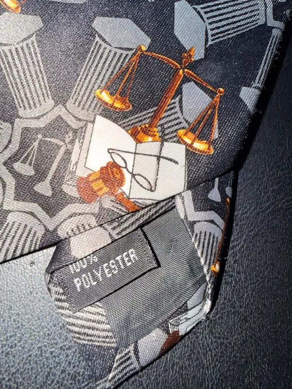 Ralph Marlin Lawyer Behind The Scenes Legal Novelty Tie